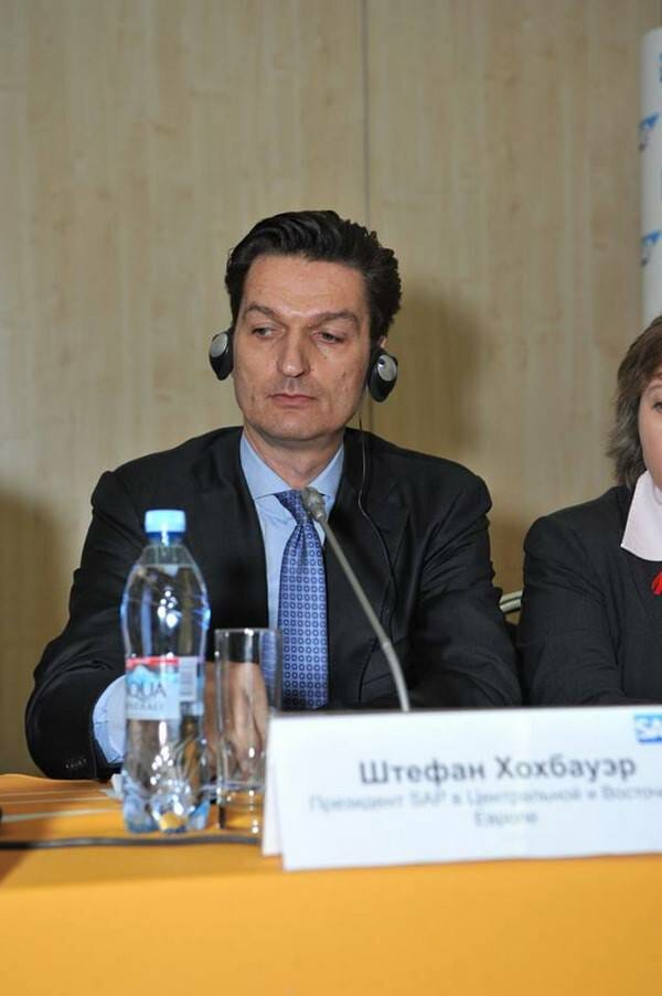 Президент SAP в регионе Центральной и Восточной Европы Штефан Хохбауэр